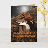 KOM ME IN POMPKIN PATCH VOOR ROL IN HAY BY STARS KAART (Gele Bloem)