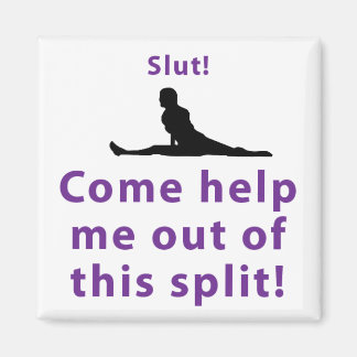 Kom me uit deze kloof helpen. magneet