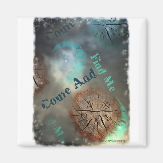 Kom me zoeken magneet (Voorkant)