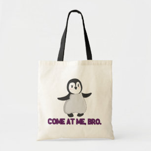 Kom mee, Bro Penguin canvas tas
