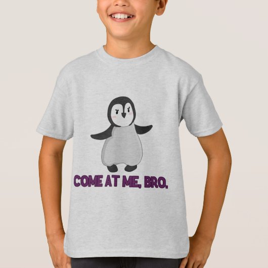 Kom mee, Bro Penguin. T-shirt (Voorkant)