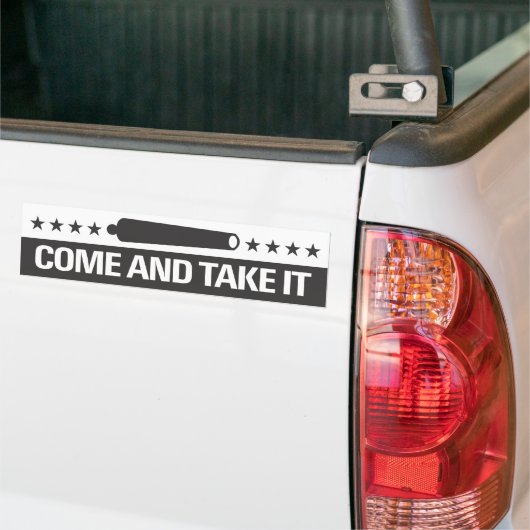 Kom mee. bumpersticker (Op Truck)