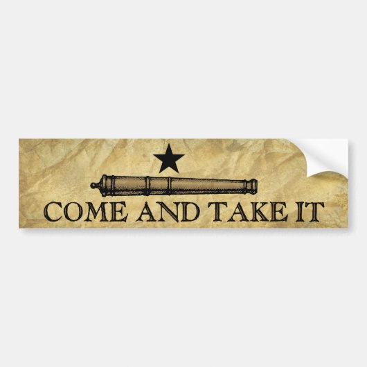 Kom mee. bumpersticker (Voorkant)