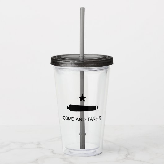 Kom mee! De veldslag van de staat Texas Acryl Drinkbeker (Voorkant)