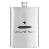 Kom mee! De veldslag van de staat Texas Flacon (Voorkant)