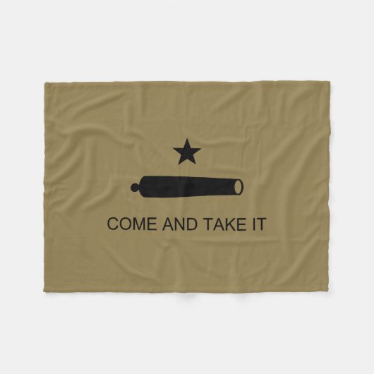 Kom mee! De veldslag van de staat Texas Fleece Deken (Voorkant (Horizontaal))