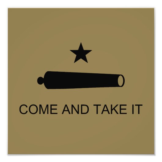 Kom mee! De veldslag van de staat Texas Foto Afdruk (Voorkant)
