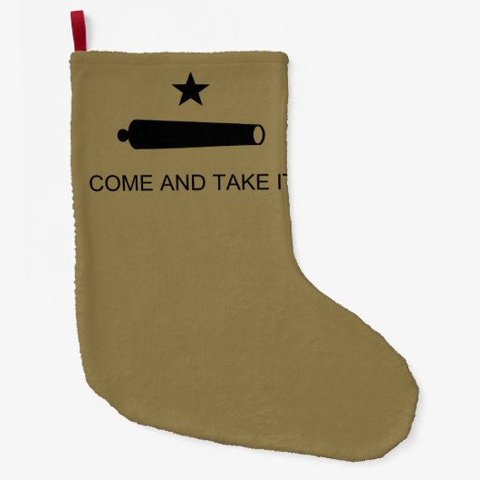 Kom mee! De veldslag van de staat Texas Grote Kerstsok (Voorkant)