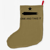 Kom mee! De veldslag van de staat Texas Grote Kerstsok (Achterkant)