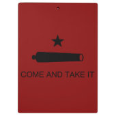 Kom mee! De veldslag van de staat Texas Klembord (Achterkant)