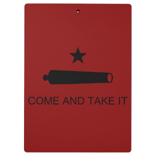 Kom mee! De veldslag van de staat Texas Klembord (Achterkant)