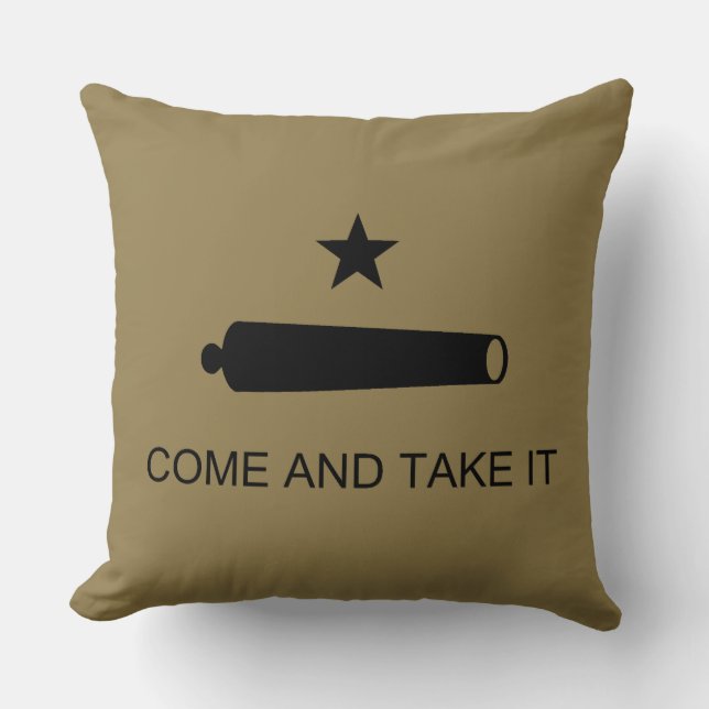 Kom mee! De veldslag van de staat Texas Kussen (Voorkant)