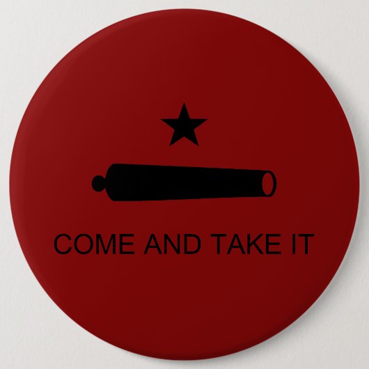 Kom mee! De veldslag van de staat Texas Ronde Button 6,0 Cm (Voorkant)