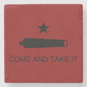 Kom mee! De veldslag van de staat Texas Stenen Onderzetter