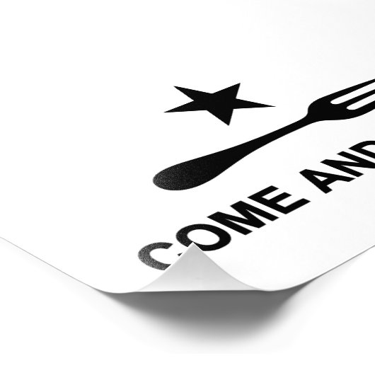 Kom mee. foto afdruk (Hoek)