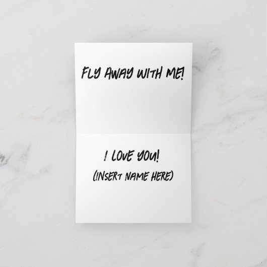 Kom mee met mijn groet kaart (Binnen)