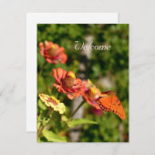 Kom mee met ons voor een picknick kaart (Voorkant / Achterkant)