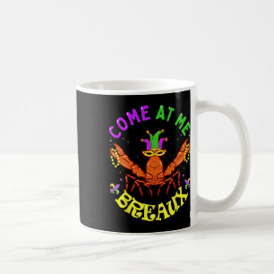 Kom mee naar Breaux Crawfish Beads Funny Mardi Gra Koffiemok