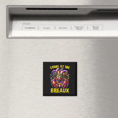 Kom mee naar Breaux Crawfish Beads Funny Mardi Gra Magneet (Insitu (Vaatwasser))