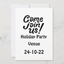 Kom mee naar de feestdag