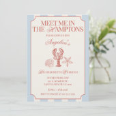 Kom Mee Naar De Hamptons Bachelorette Reisplan en Kaart (Staand voorkant)