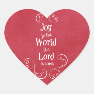 Kom mee naar de wereld. hart sticker