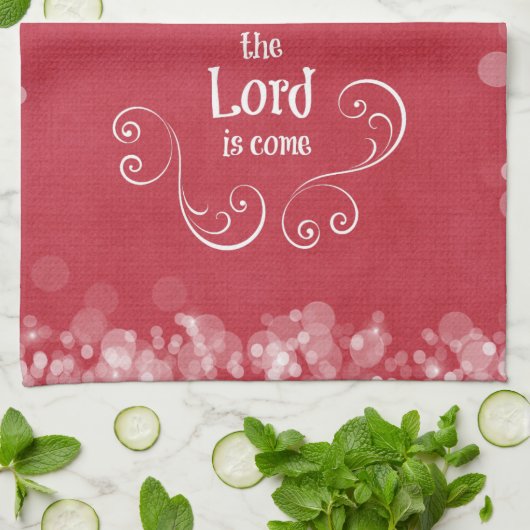 Kom mee naar de wereld. theedoek (Gevouwen)