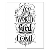 Kom mee naar de wereldheer Kom religieuze kalligra Rubberstempel (Afrduk)