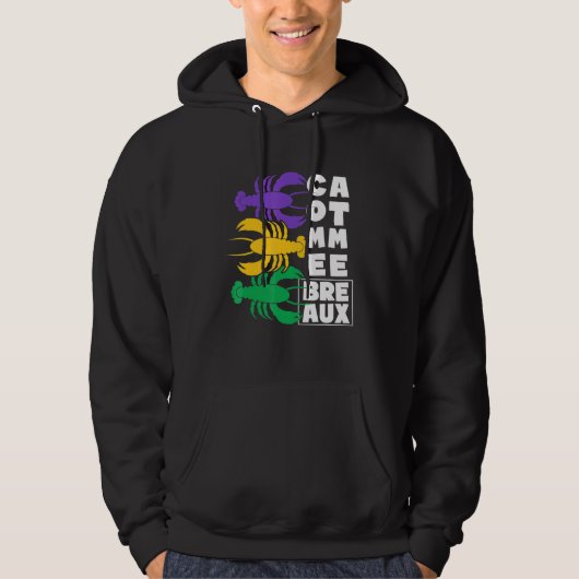 Kom mee naar het Breaux Louisiana Crawfish Season Hoodie (Voorkant)