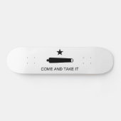 Kom mee naar Texas Flag Battle Battle Gonzales Skateboard (Horizontaal)