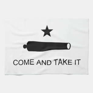 Kom mee naar Texas Flag Battle Battle Gonzales Theedoek