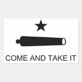 Kom mee. rechthoekige sticker (Voorkant)