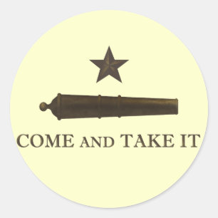 Kom mee. ronde sticker