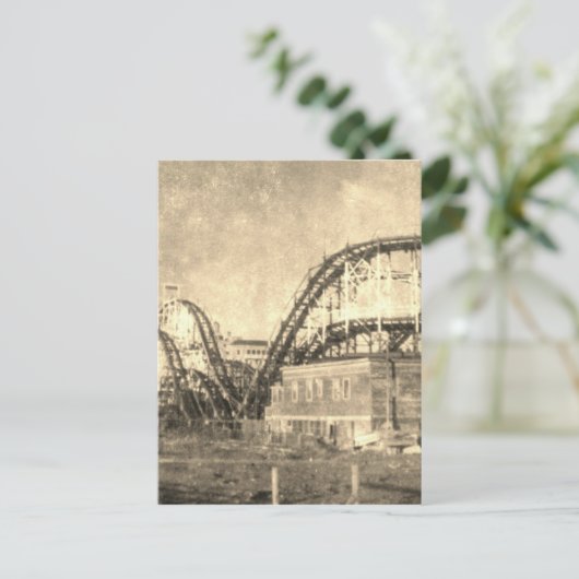 Kom mee spelen briefkaart (Staand voorkant)