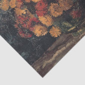 Kom met chrysanten van Vincent Van Gogh Tissuepapier (Detail)