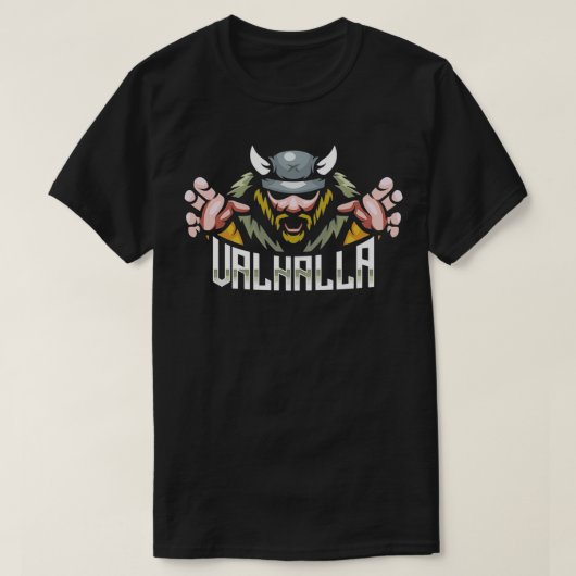 Kom met de Mighty Odin mee naar Valhalla T-shirt (Design voorkant)