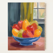 Kom met fruit aquarel schilderij planner (Achterkant)