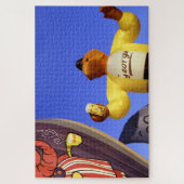 Kom met George vliegen. Legpuzzel (Verticaal)