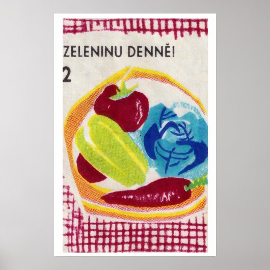 Kom met Groenten - Luciferdoosje Print - Esthetisc (Voorkant)