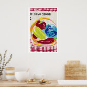 Kom met Groenten - Luciferdoosje Print - Esthetisc (Keuken)