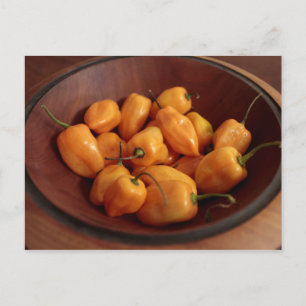Kom met habanero pepers, Traditioneel gerecht Briefkaart