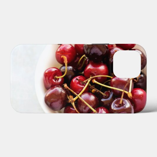 kom met kersen Case-Mate iPhone case (Achterkant (horizontaal))