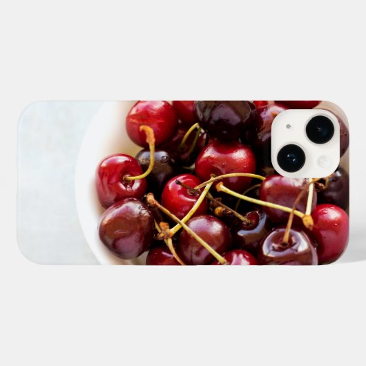 kom met kersen Case-Mate iPhone case (Achterkant (horizontaal))