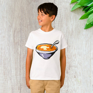 Kom met lepel tomatensoepkom t-shirt