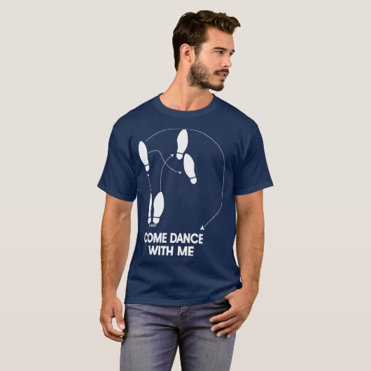 Kom met me dansen t-shirt (Voorkant volledig)
