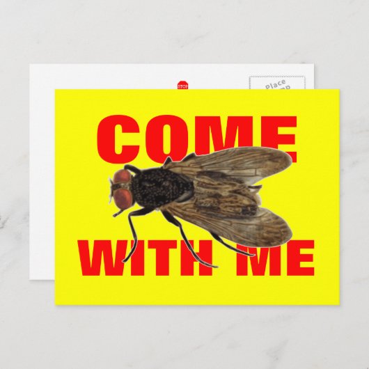 Kom met me mee. briefkaart (Voorkant / Achterkant)