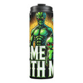 Kom met me mee, buitenaardse ontvoering thermosbeker (Voorkant)