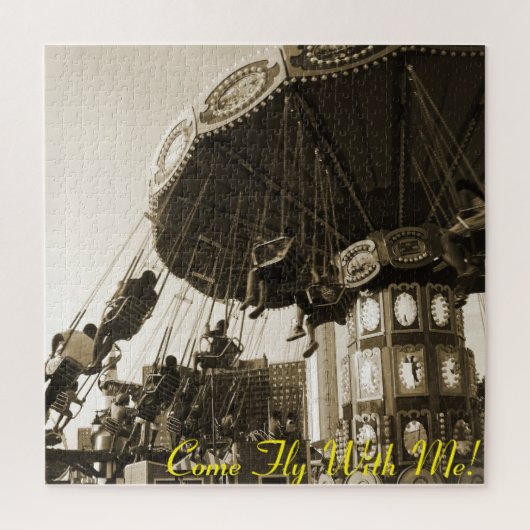 "Kom met me mee" Coney Island, NY Large Puzzle Legpuzzel (Verticaal)