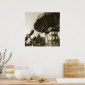 "Kom met me mee" Coney Island, NYC Poster (Keuken)