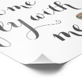 Kom met me mee. | Heet Air-ballonkunst Foto Afdruk (Hoek)